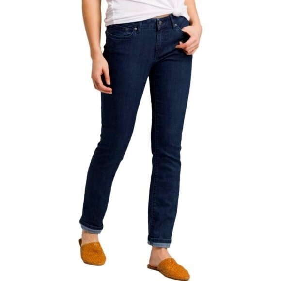 Prana Dark Wash Fitted Stretch Jeans Size 25 - Picture 1 of 7